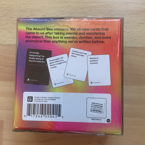 Games Cards Against Humanity Absurd Box Game Brand New Poshmark